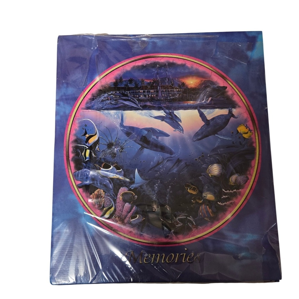 Christian Lassen Memories Art portfolio Scrapbook photo album Dolphin Whales 90s